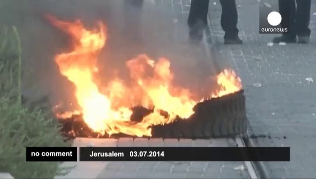 Palestinian demonstration clashes with Israeli police over boys death