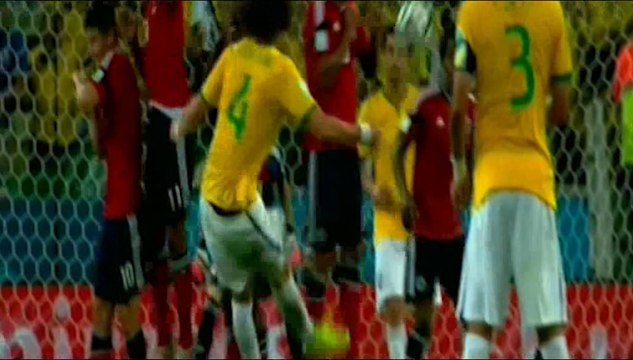 هدف البرازيل الثاني في مرمى كولومبيا