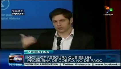 Es un problema de cobro, no de pago: Kicillof