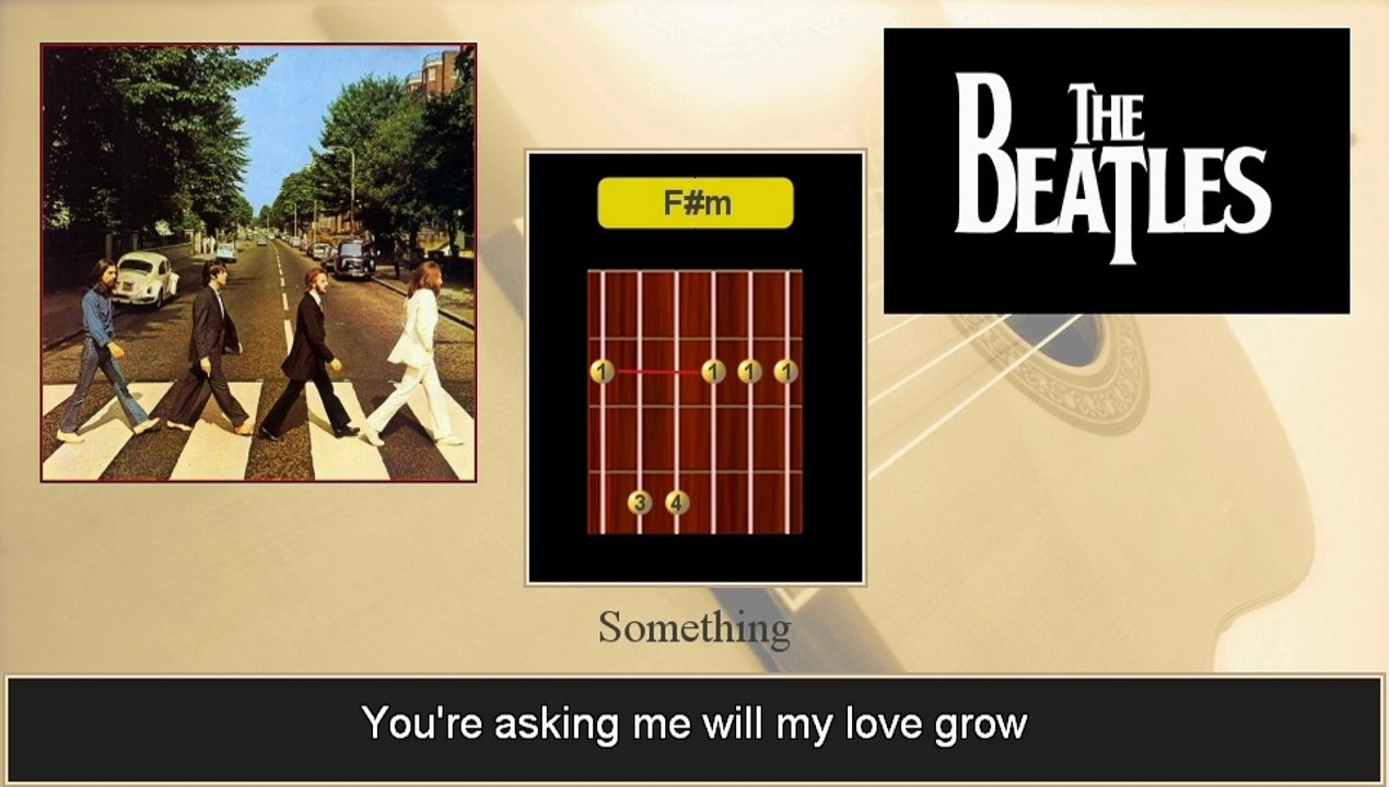 The Beatles - Something (Cover) (Karaoke, no vocal)