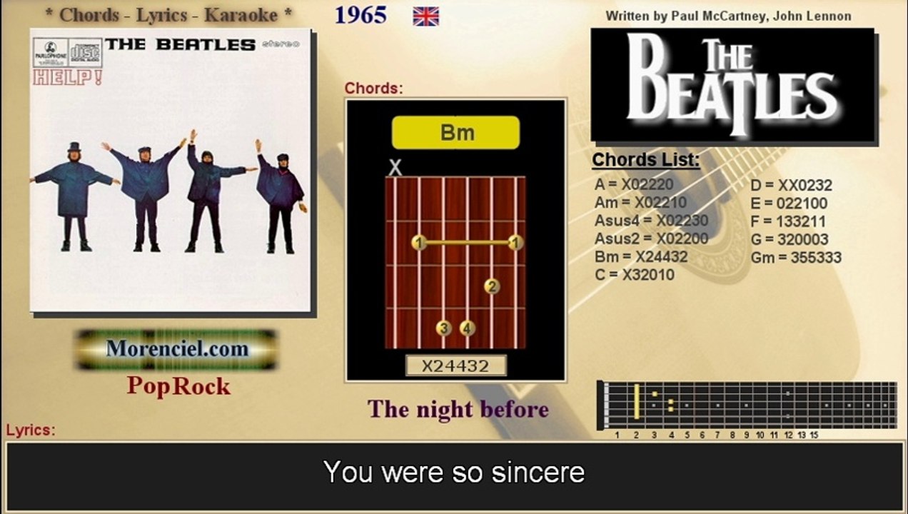 The Beatles - The night before