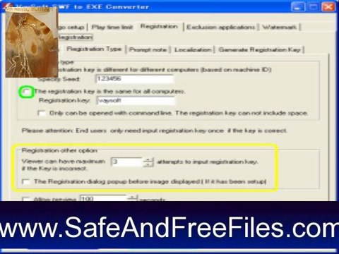 Download VaySoft SWF to EXE Converter 6.23 Product Key Generator Free