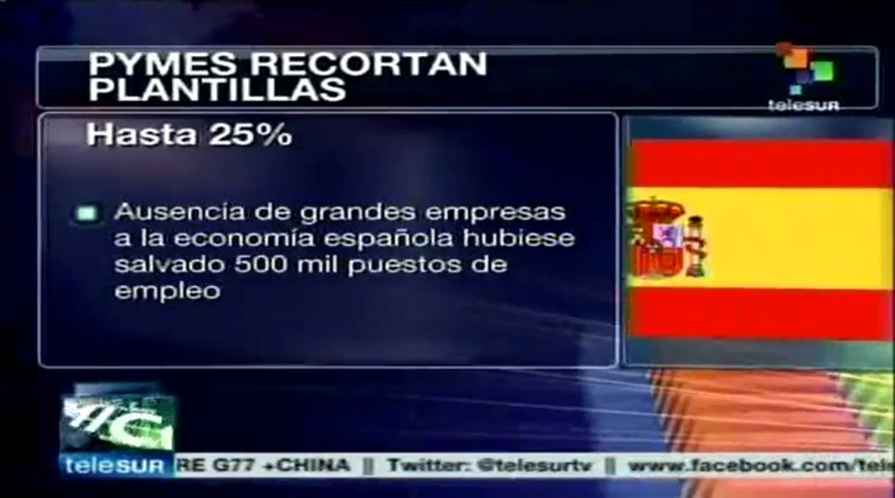 Hasta 25% de recortes en nóminas de empresas españolas por crisis