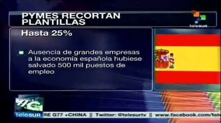 Hasta 25% de recortes en nóminas de empresas españolas por crisis