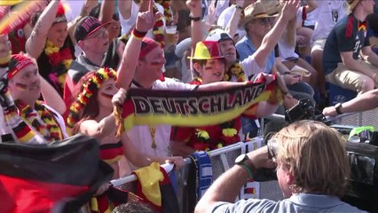 World Cup: Germany celebrates victory over France