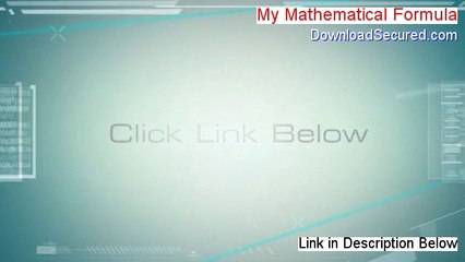 My Mathematical Formula Review - Watch this (2014)