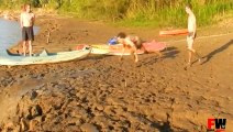 Sliding In the lake Fail - Fails World