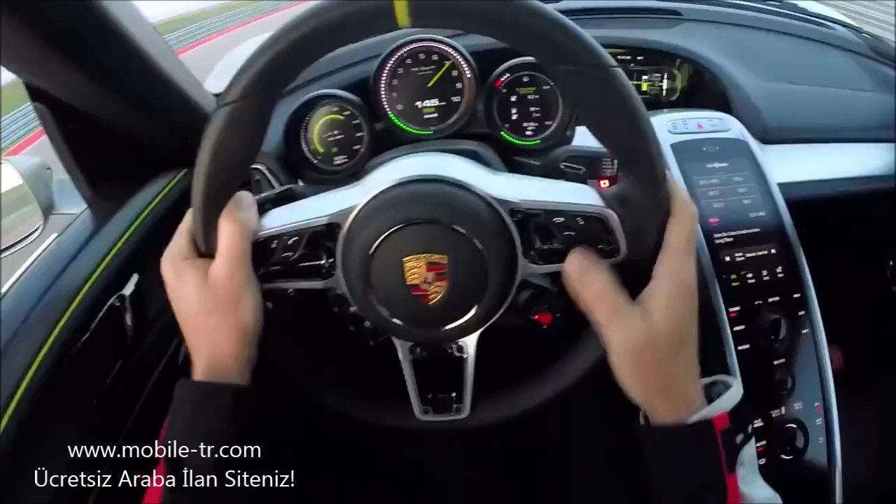 Porsche 918 Spyder’ı Sürücü Koltuğundan İzleyin
