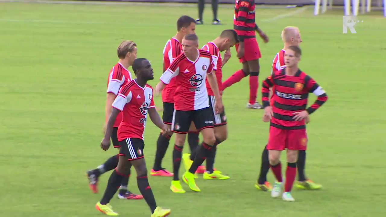04-07-2014 Vormer bezorgd Feyenoord oefenzege