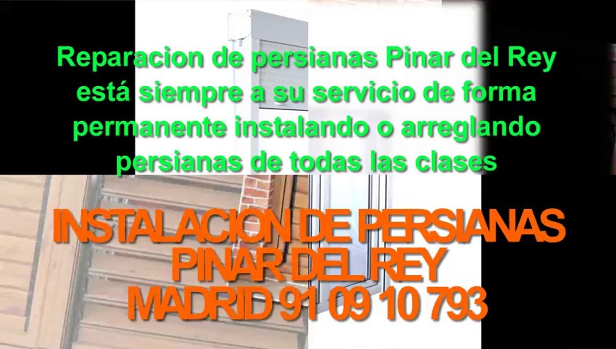 Reparacion de persianas Pinar del Rey Tlf: 91.09.10.793