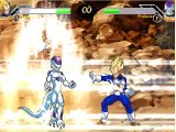 dbz fighter vegeta vs freezer