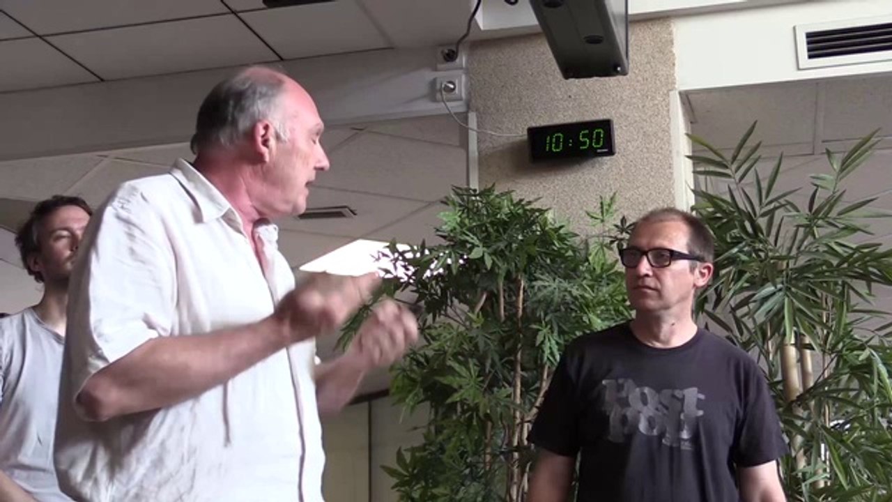 Direccte, visite des Intermittents.