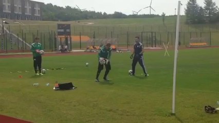 Προπόνηση Ταμπάκη με μπαλάκια