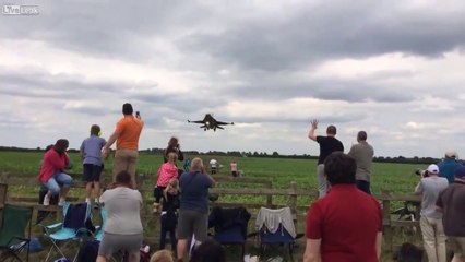 Turkish F16 Really Low Approach (3 different angle)