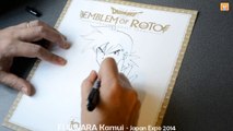 Dédicace Kamui FUJIWARA - Dessinateur de Dragon Quest, Embleme of Roto chez Ki-oon