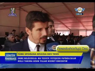 Emre Belözoğlu: Benim çocukluğum Riva’da geçti.