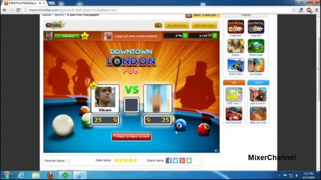 8 Ball Pool Guide Lines Hack June 2014 New Updated - 147 Entertainment