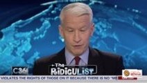 Anderson Cooper Can't Keep a Straight Face While Saying 