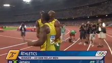 Olympic Games 2008 Beijing - Athletics 4 x 100m Mens Final - Jamaika Gold & World Record