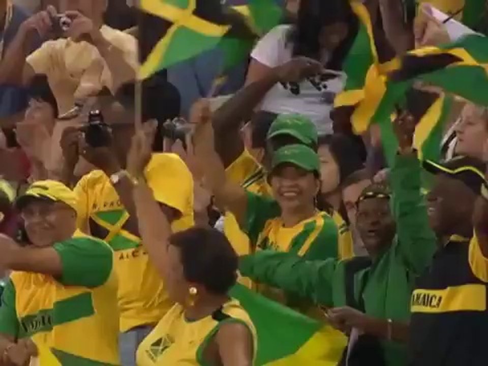 Olympic Games 2008 Beijing - Athletics 100m Mens Final - Usain Bolt Gold & World Record