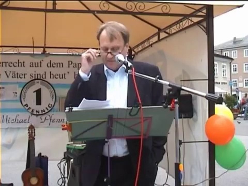 Kundgebung Verein Kindergefühle - Juli 2008 - Dr. med. Payrhuber