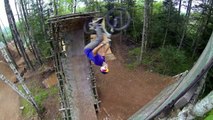 Amazing BMX trick :  Open Loop Backflip With Aaron Chase