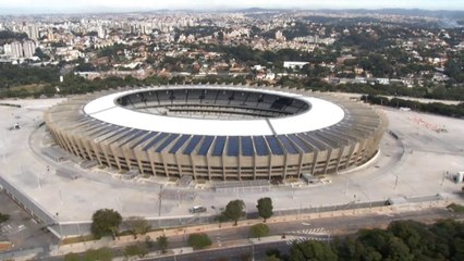 Brasil 2014- El "Estadio Verde" de Mineirao, preparado para semifinales