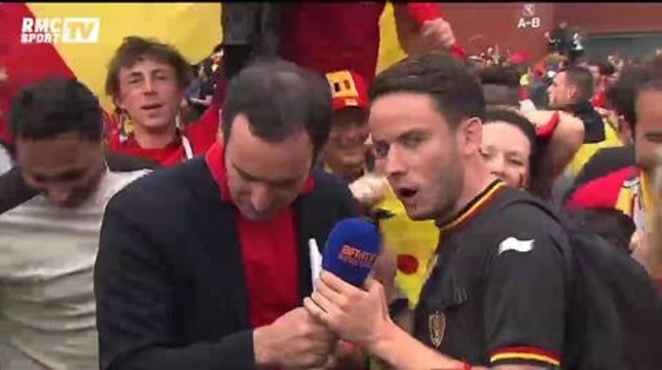 Football / Les supporters belges fêtent quand même la défaite de leur équipe - 05/07
