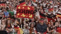 Brésil - Les supporters allemands jubilent