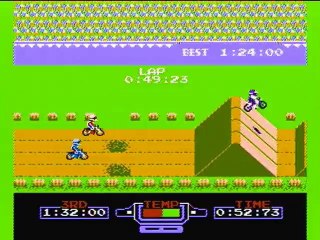Nes - Excite Bike - Main Race - Track 1