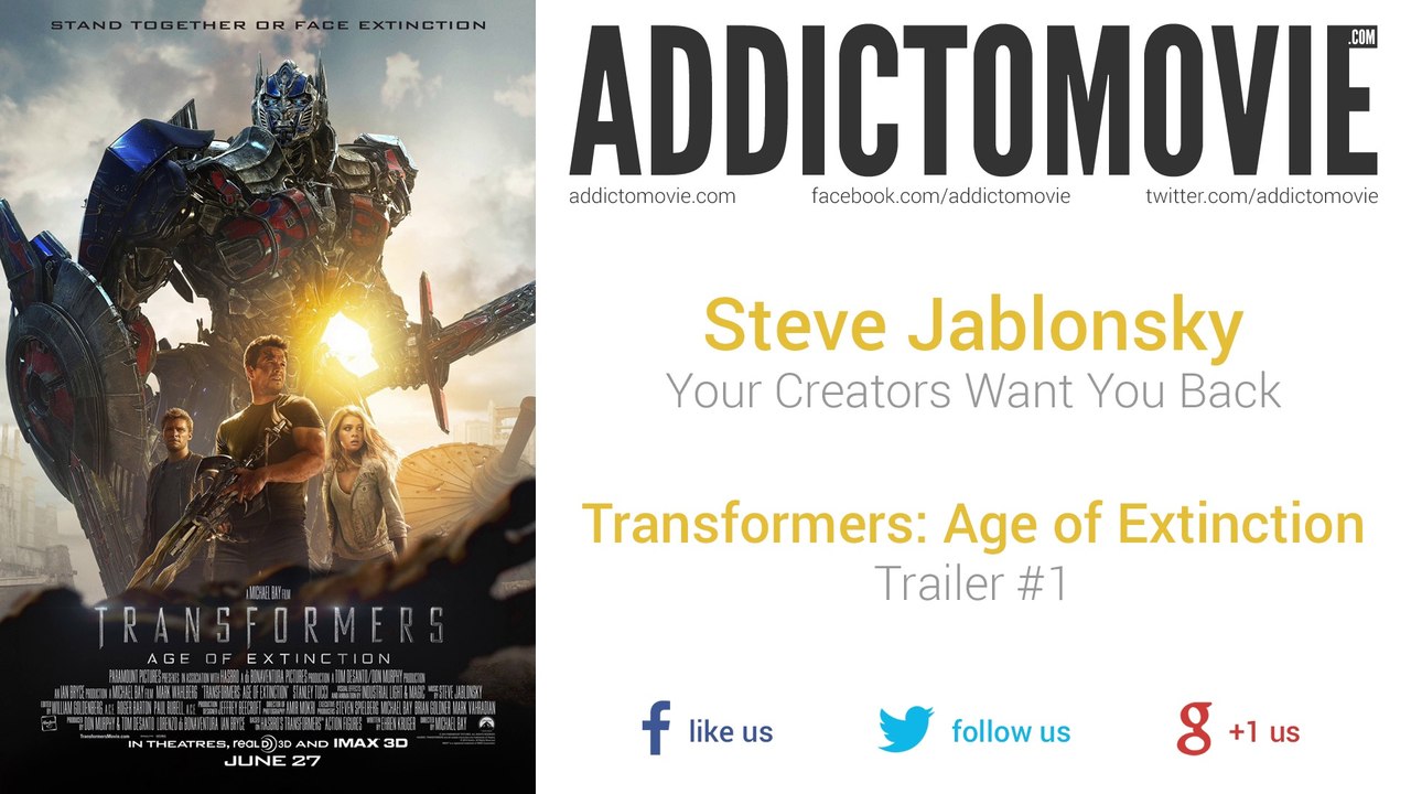 Transformers Age of Extinction Trailer 1 Music (Steve Jablonsky