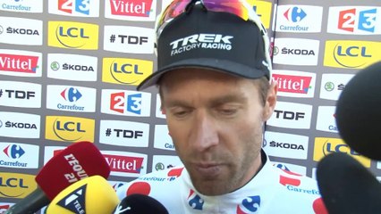 TdF - Sagan contento del 2° posto, Voigt maglia a pois