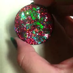 "LADY IN RED" - Custom Glitter Plugs by Mod Ministry