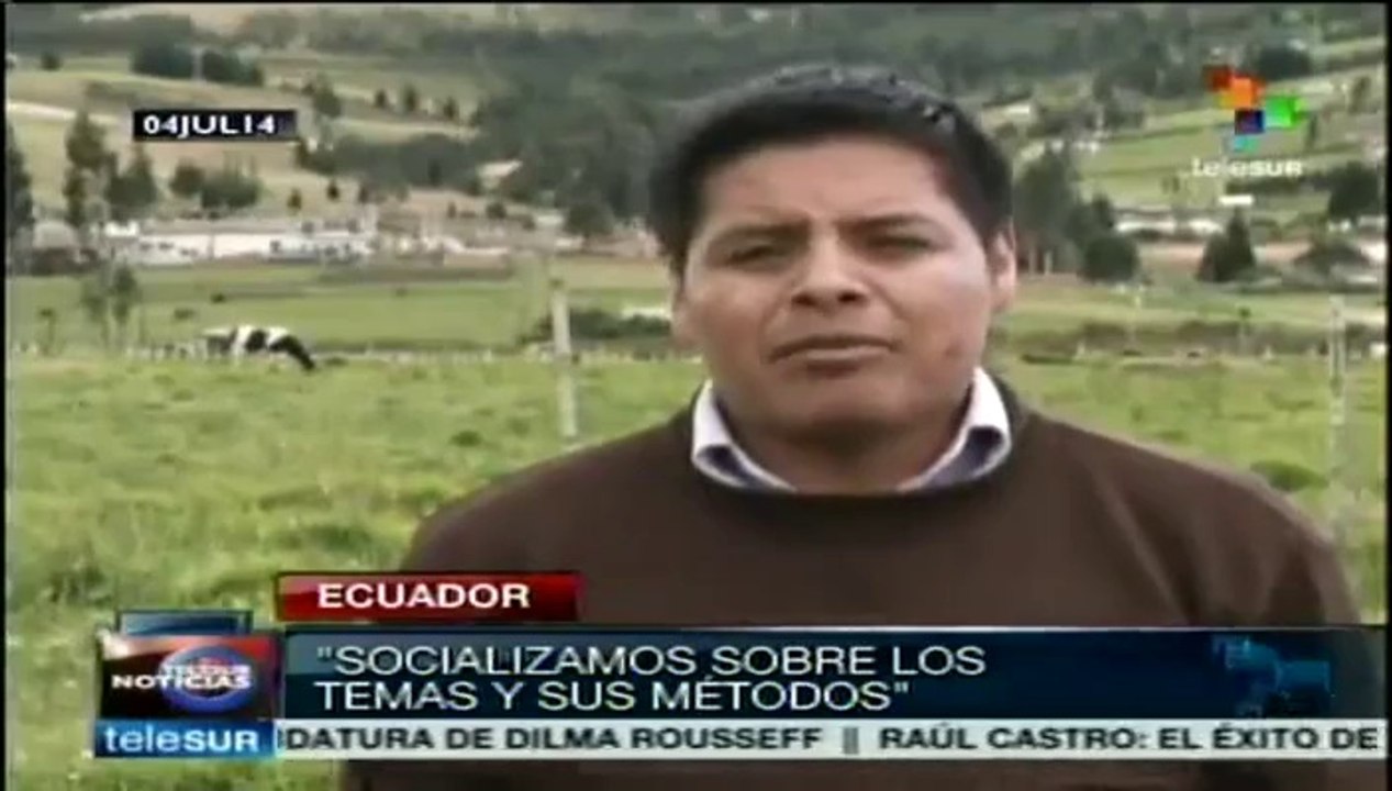 Capacitan a indios ecuatorianos para que aprovechen nueva ley de aguas