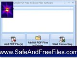 Download Convert Multiple PDF Files To Excel Files Software 7.0 Activation Number Generator Free