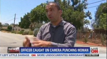 Police officer brutalizes woman as he attempts arrest