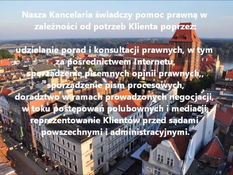 Adwokat Toruń Jakub Kamiński. Kancelaria prawna
