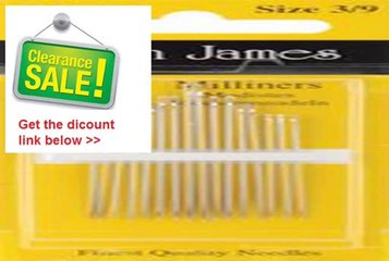 Best Deals Milliners/Straw Hand Needles-Size 3/9 16/Pkg Review