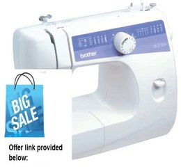 Best Deals Brother LS2125i Easy-to-Use Everyday Sewing Machine with 10 stitches including Blind Hem and Zigzag and 4-Step Auto Butt... Review