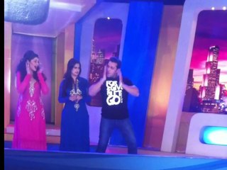 pakistani salman khan making of hum sab omeed se hian at Geo t.v