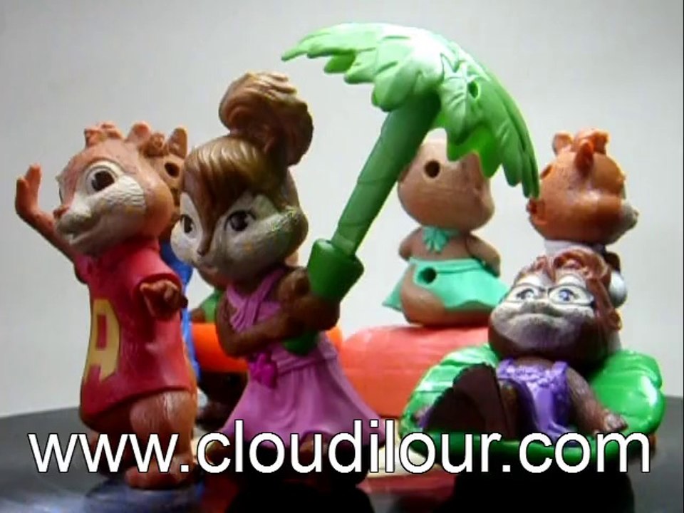 2011 McDonalds - Alvin and the Chipmunks - Chipwrecked - set of 7