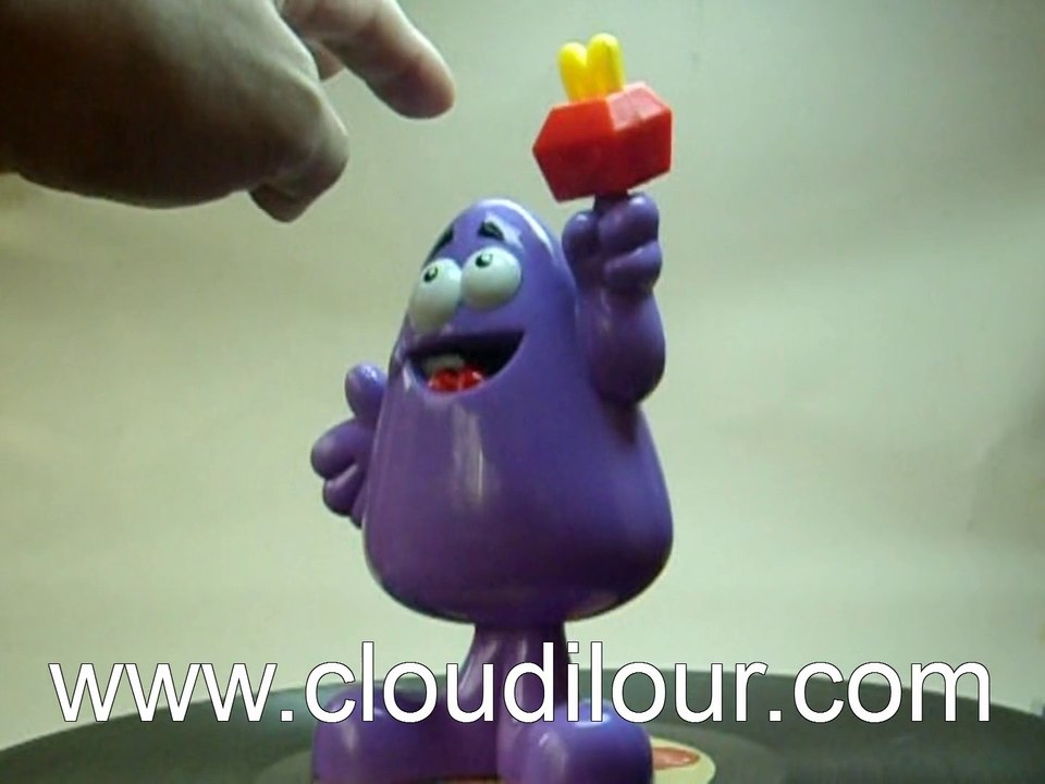 McDonald's Happy Meal - McDonald Land Bobble Head (GRIMACE)