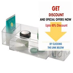 Best Deals InterDesign 12-Inch Med+ Drawer Caddy Clear Review