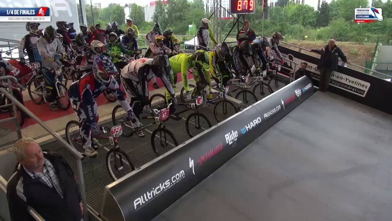 REPLAY 1/4 DE FINALES CHALLENGE NATIONAL CRUISER BMX 2014 SAINT-QUENTIN EN YVELINES