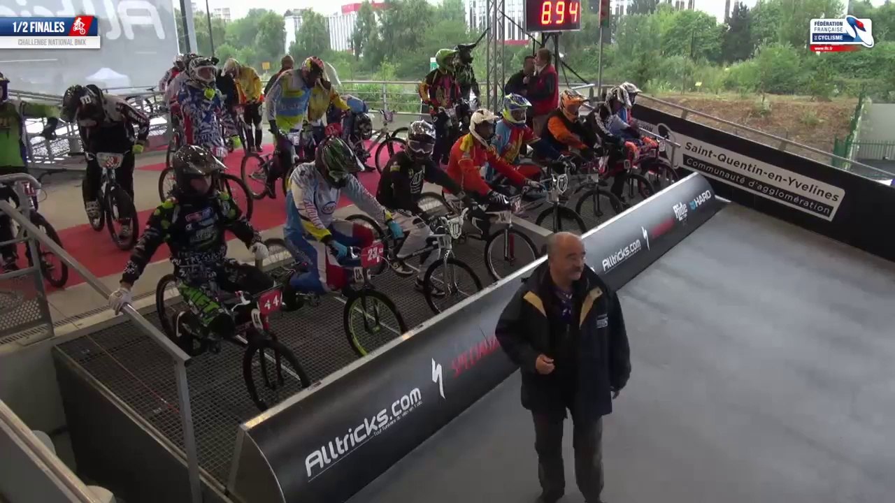 REPLAY 1/2 FINALES CHALLENGE NATIONAL CRUISER BMX 2014 SAINT-QUENTIN EN YVELINES