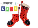Clearance Sales! Kidorable Ladybug Rain Boot (Toddler/Little Kid) Red 5 M US Toddler Review