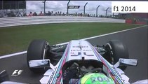 F1 2014 Silverstone MASSA ( Onboard ) start Race Crash