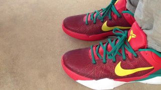 Cheap Kobe Bryant Shoes,Cheap Nike zoom kobe 7 vii supreme x yotd year of the dragon on feet