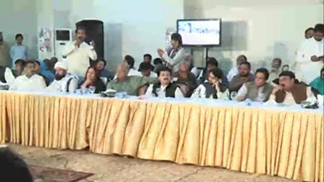 Mian Saddam Hussain address at APC on Model Town Incident