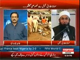 Discussing virtues of Ramadan with Javed Chaudhry - Hazrat Moulana Tariq Jameel  PARET 1[ 6 JULY 2014]